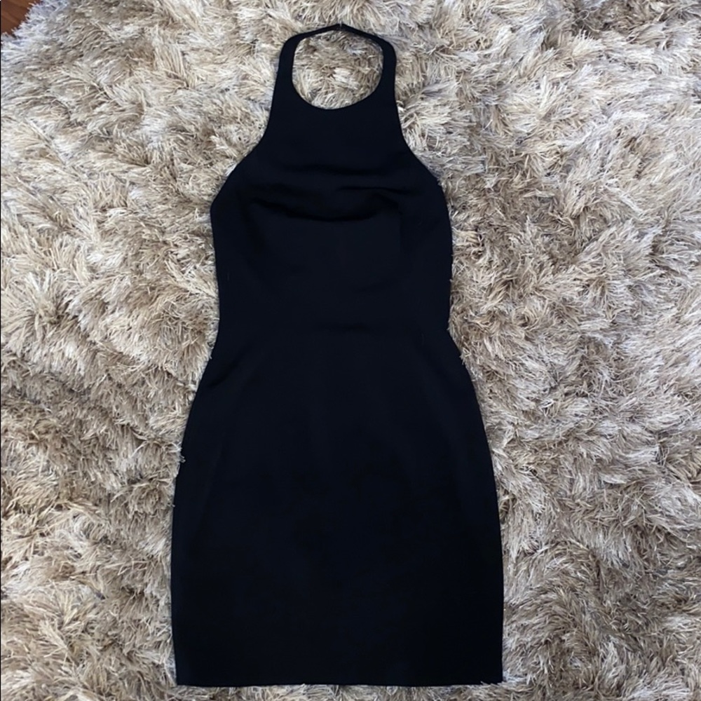 Jay Godfrey Mini Backless Little Black Dress